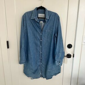 Frank and Eileen Mary Denim Dress. Size Large